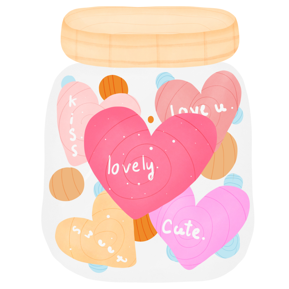 pink glass jar png