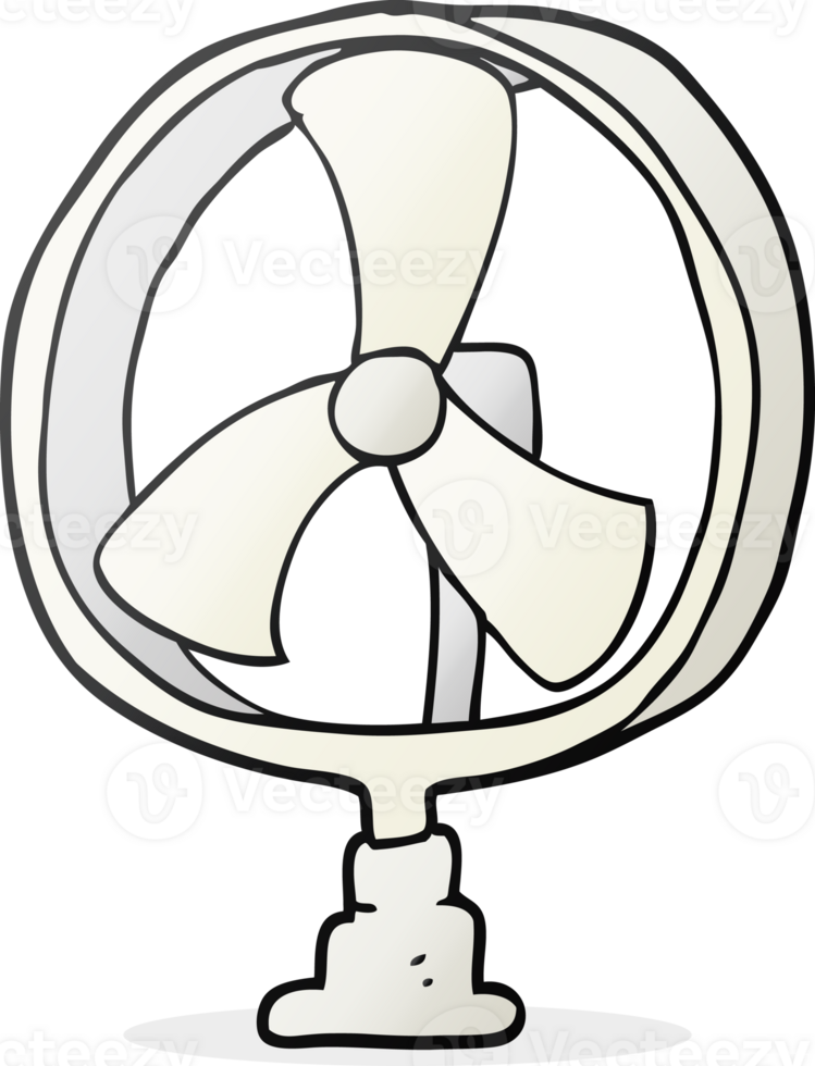 cartoon desk fan png
