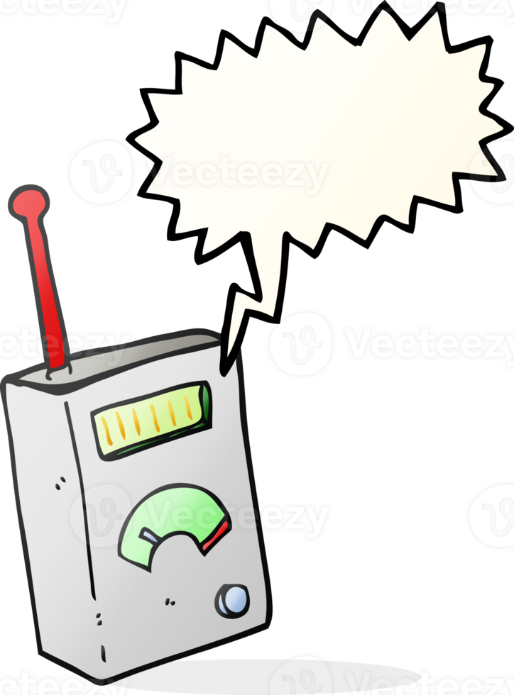 speech bubble cartoon scientific device png