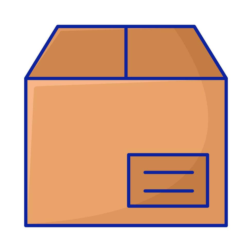 box delivery illustration vector