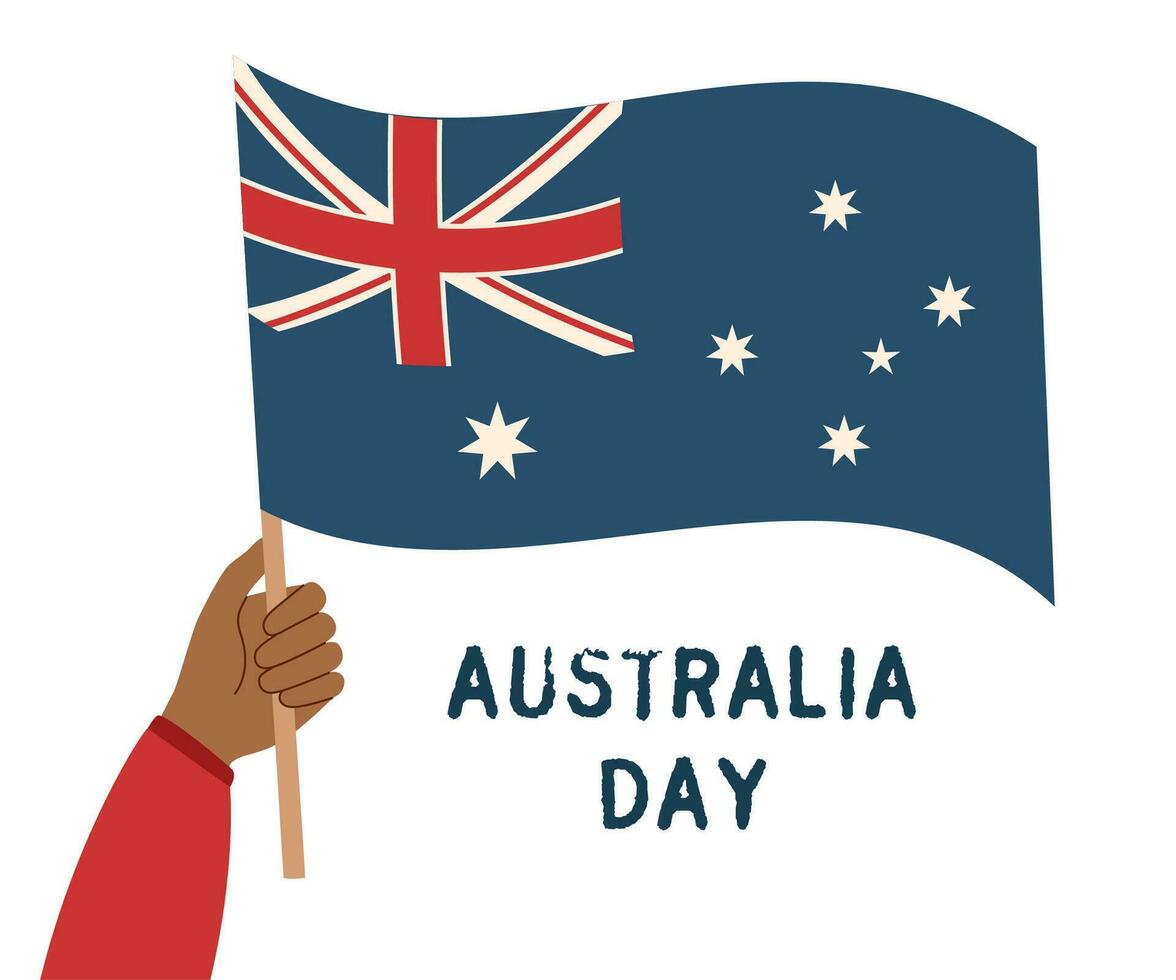 Australia day illustration vector