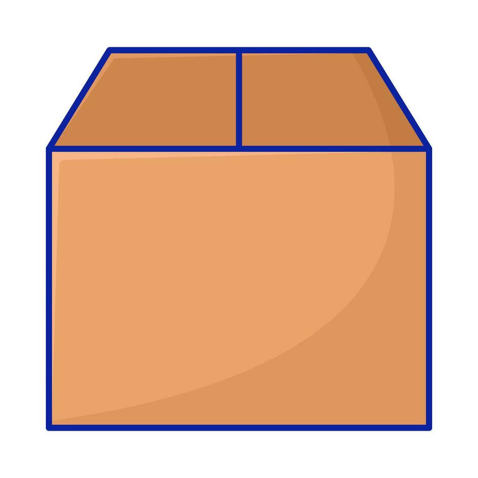 box delivery illustration vector