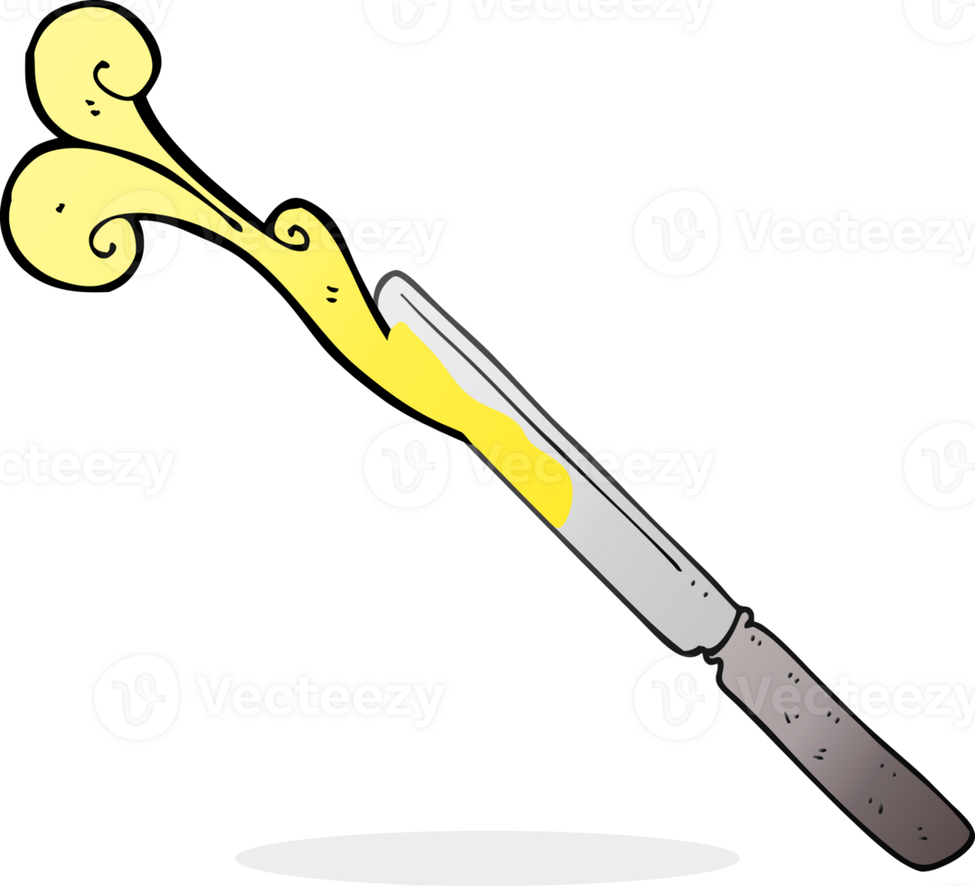 cartoon butter knife png