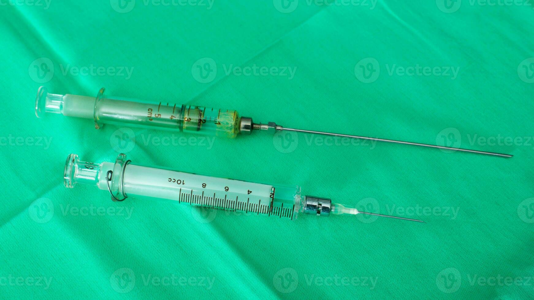 Vintage Glass Syringe, Nostalgic Medical Relic isolated 36356925 Stock