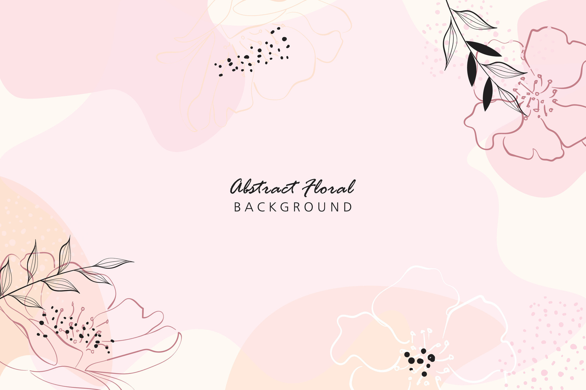 Abstract flower art frame background 36357083 Vector Art at Vecteezy