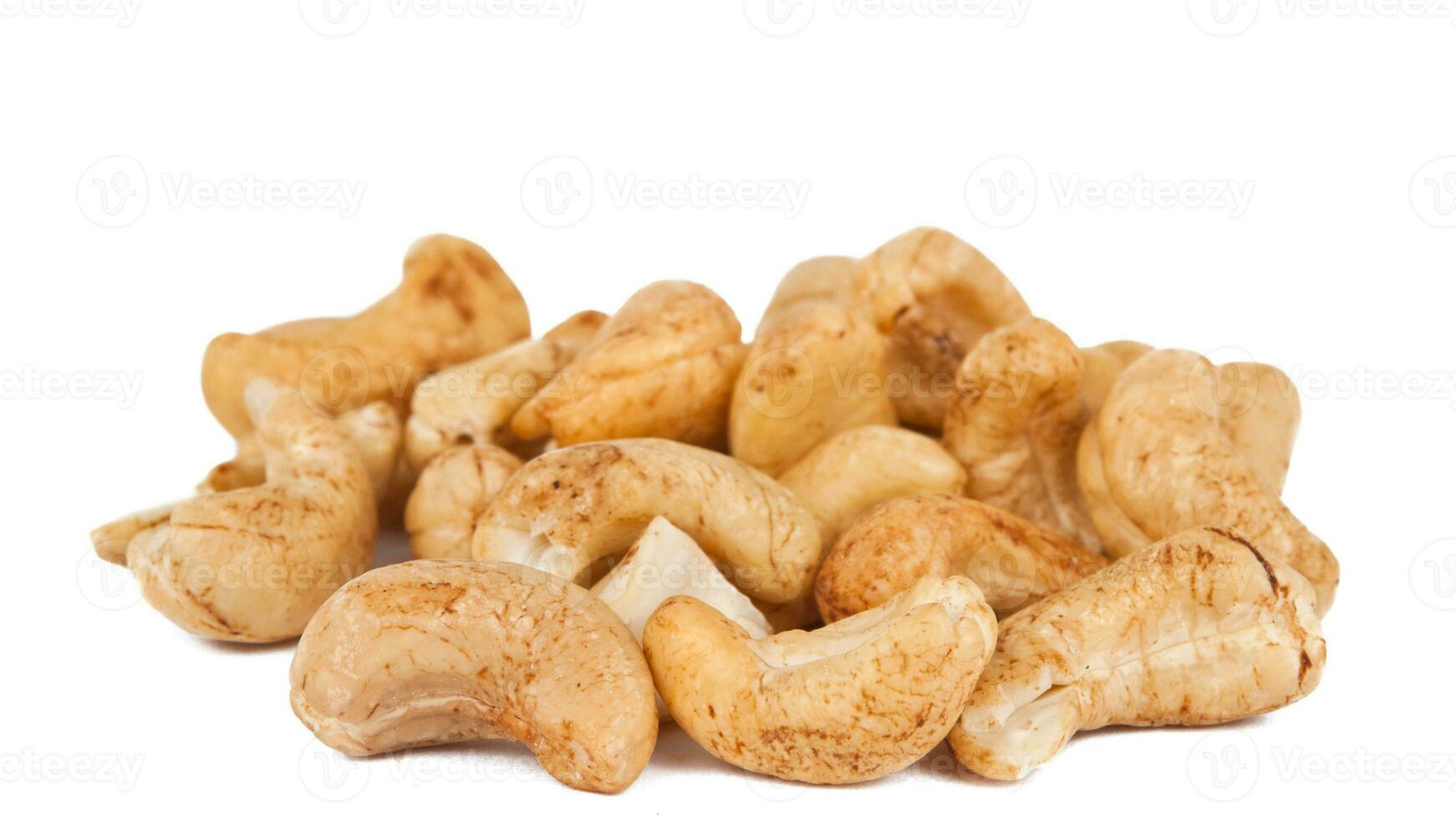 Delicious Cashew Nuts Isolated. Healthy, Organic Snack with Nutty, Concept for Design photo