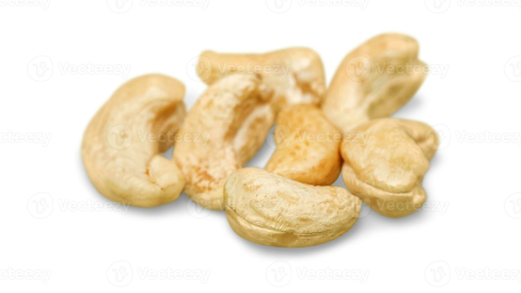Delicious Cashew Nuts Isolated. Healthy, Organic Snack with Nutty, Concept for Design photo