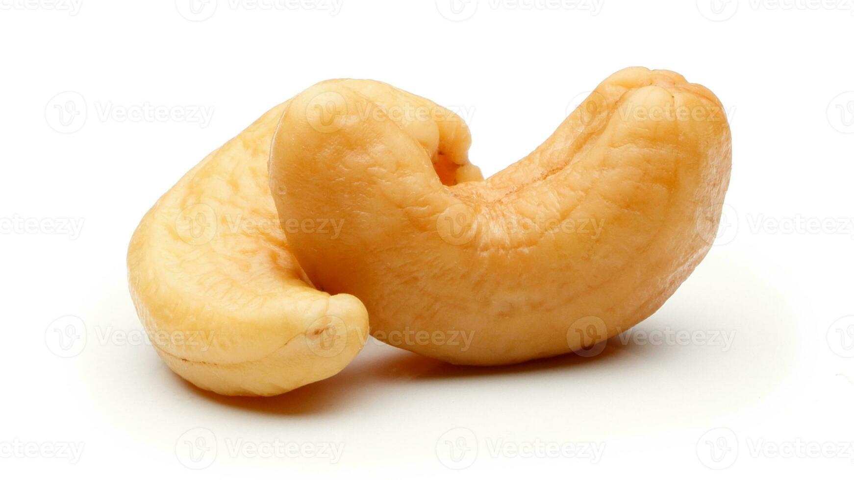 Delicious Cashew Nuts Isolated. Healthy, Organic Snack with Nutty, Concept for Design photo