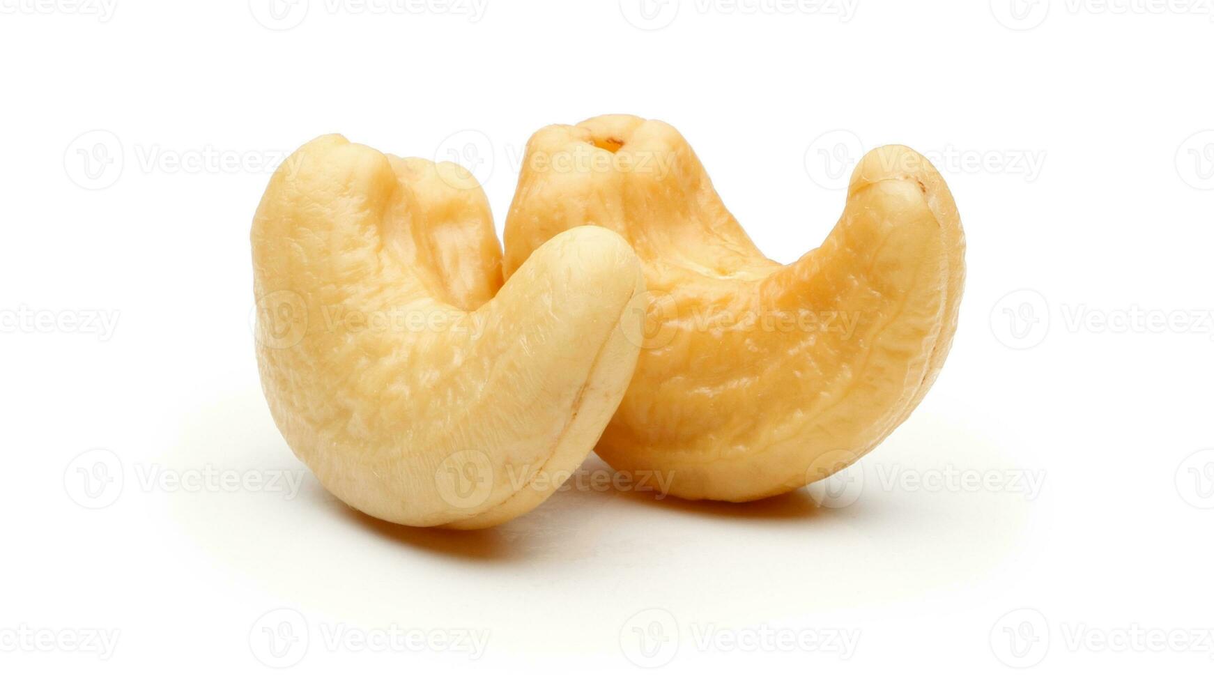 Delicious Cashew Nuts Isolated. Healthy, Organic Snack with Nutty, Concept for Design photo