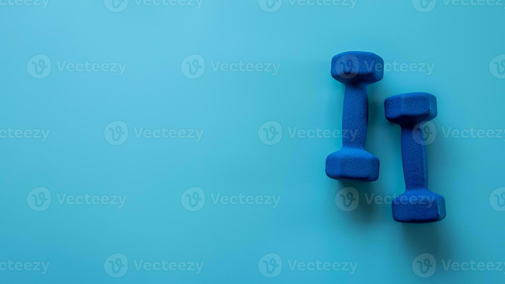 Isolated Dumbbell Concept. Fitness Equipment for Gym Workout, Strength
