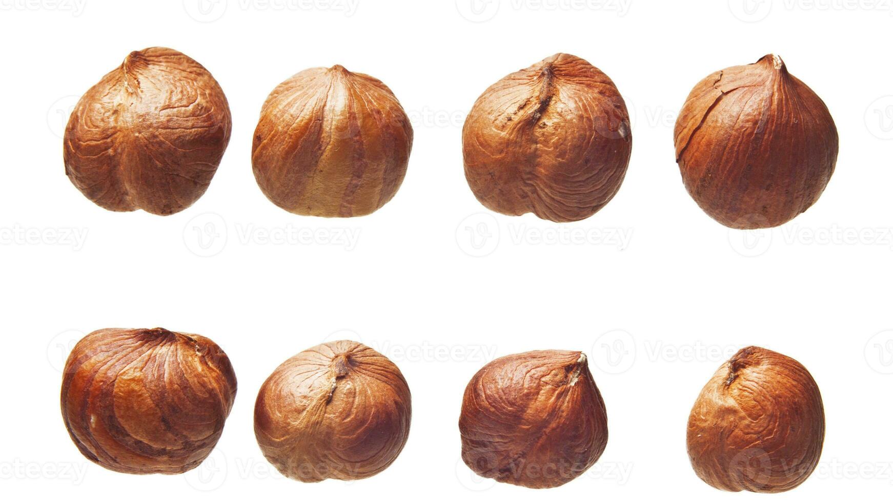 Organic Brown Hazelnuts. Delicious Healthy Nuts, Concept for Design. Gourmet Ingredients for Culinary Creations, Autumn Harvest Snack photo