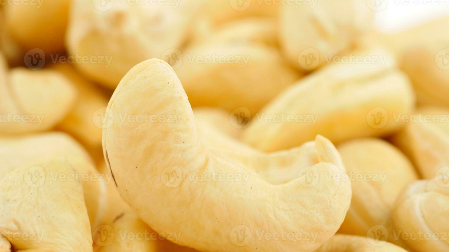 Delicious Cashew Nuts Isolated. Healthy, Organic Snack with Nutty, Concept for Design photo