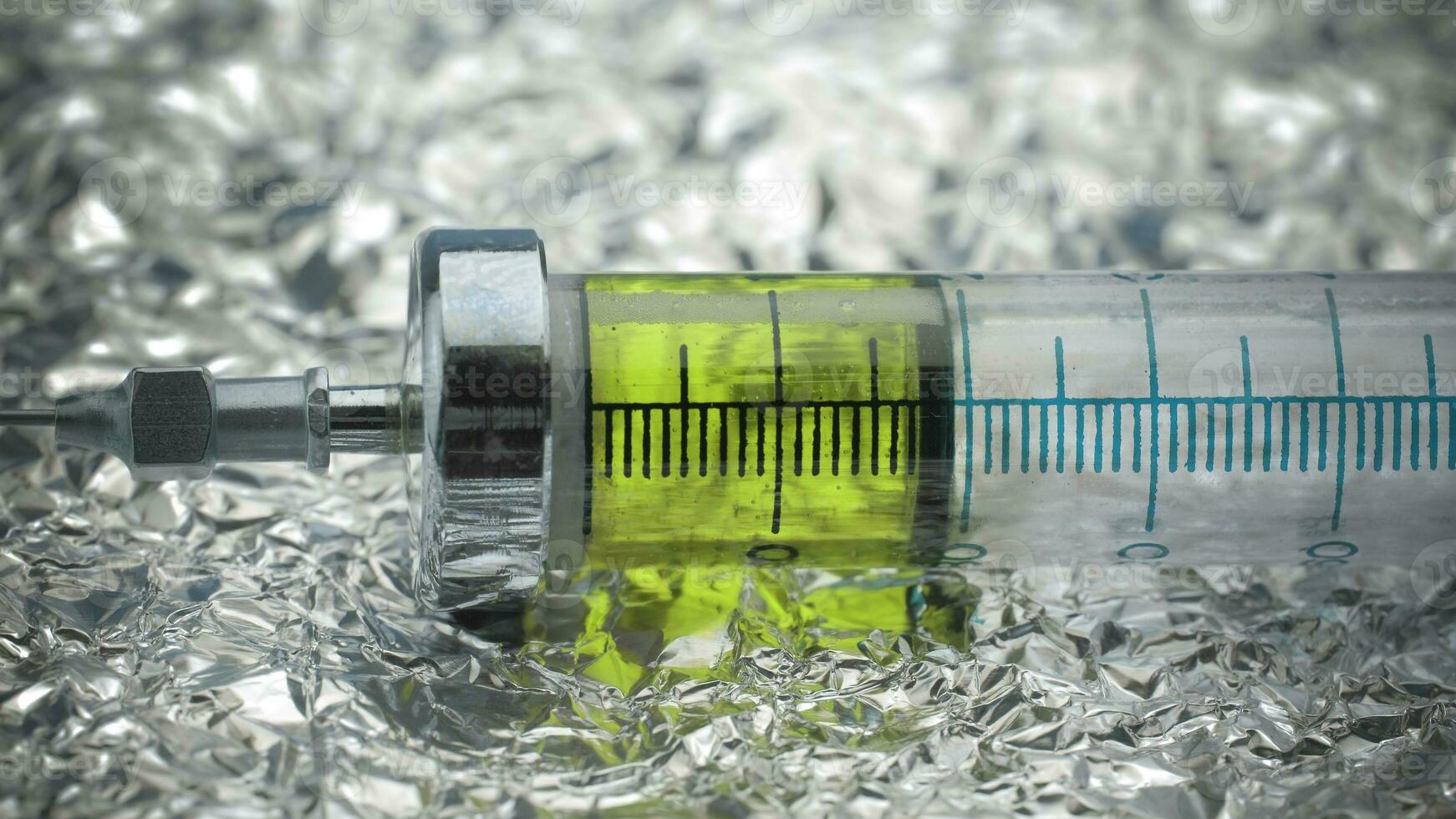 Vintage Glass Syringe, Nostalgic Medical Relic isolated photo