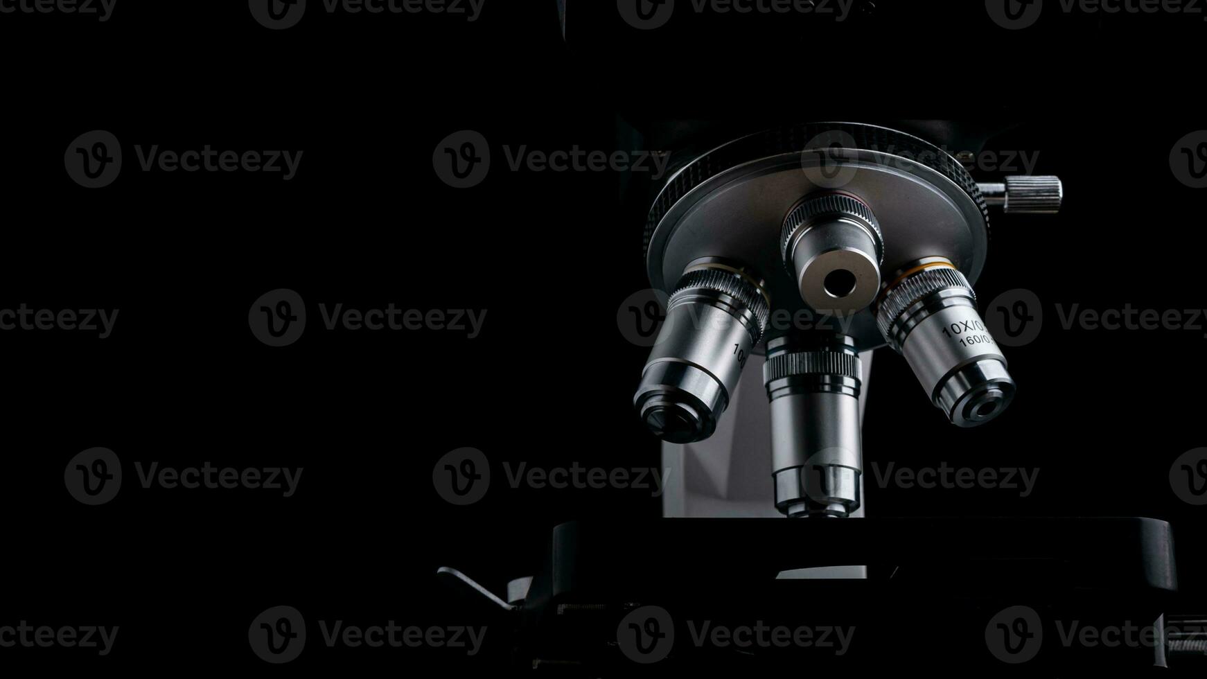 Isolated Microscope on White Background photo