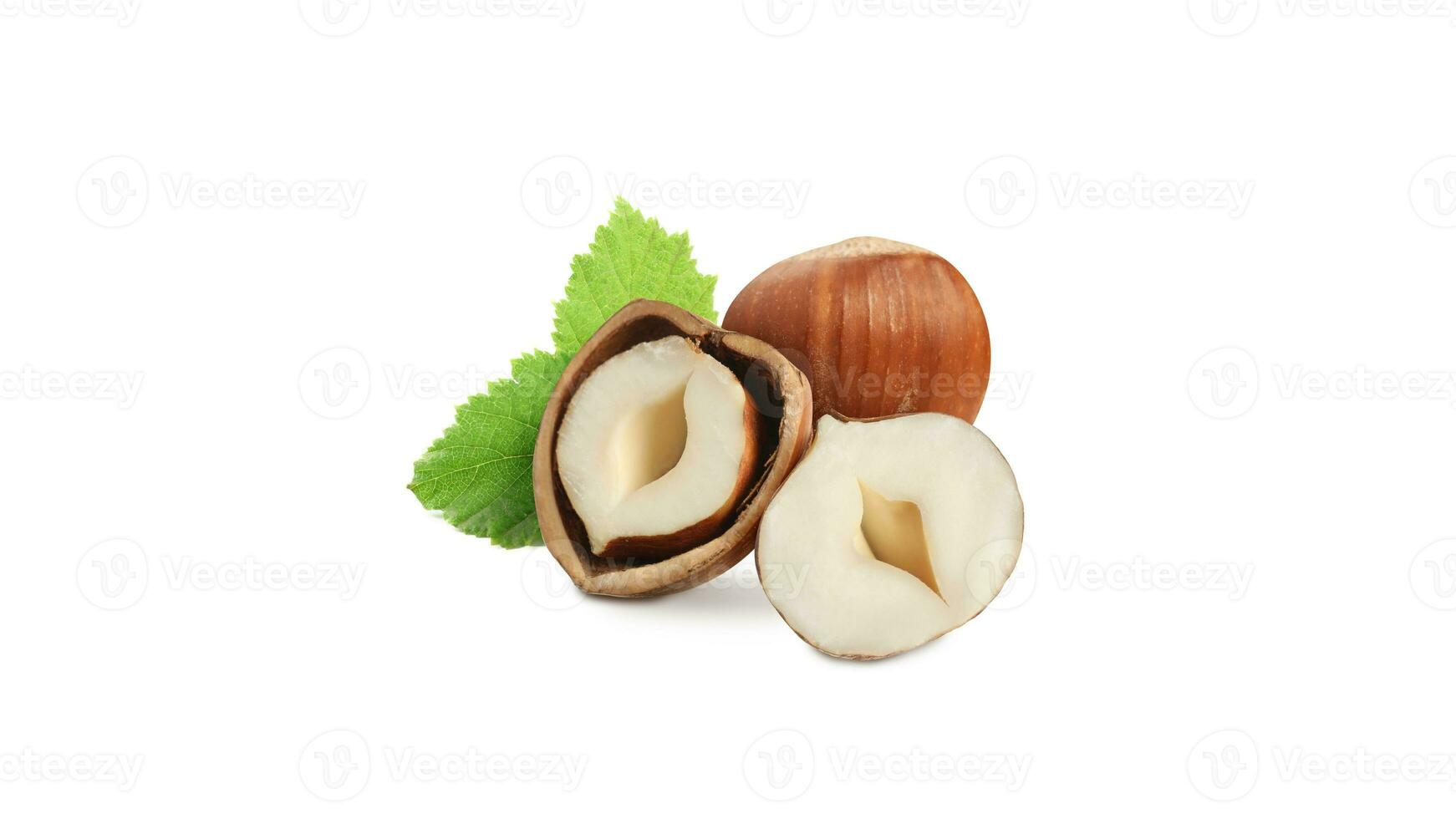 orgánico marrón avellanas. delicioso sano nueces, concepto para diseño. gastrónomo ingredientes para culinario creaciones, otoño cosecha bocadillo foto