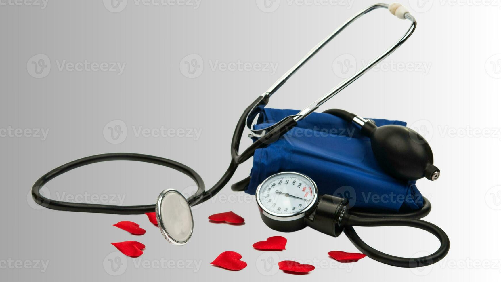 Isolated Blood Pressure Meter on White Background, Healthcare Monitoring Equipment photo