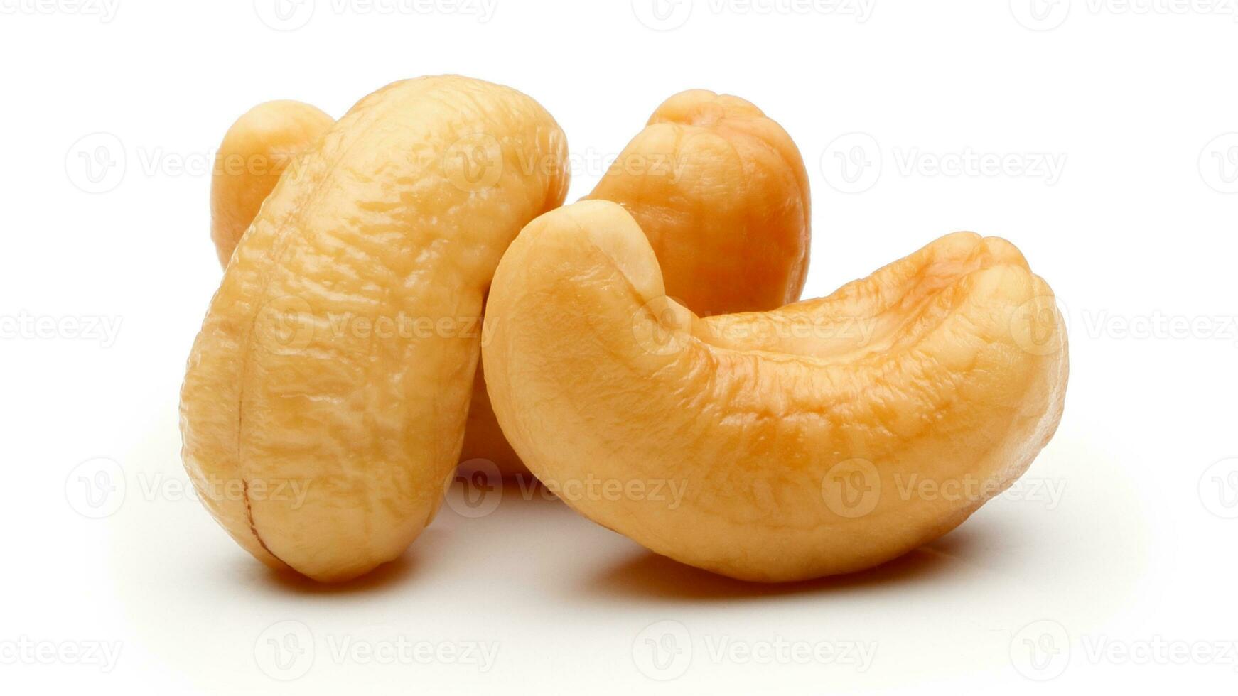 Delicious Cashew Nuts Isolated. Healthy, Organic Snack with Nutty, Concept for Design photo