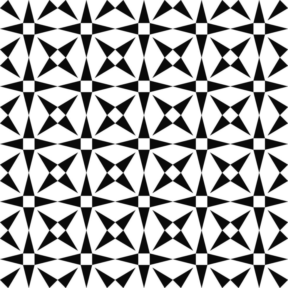 Seamless monochrome triangle pattern background design vector