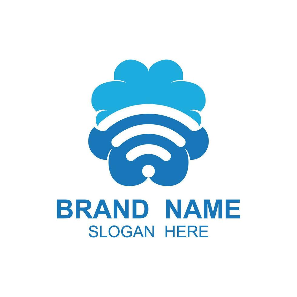 Brain Logo design vector template