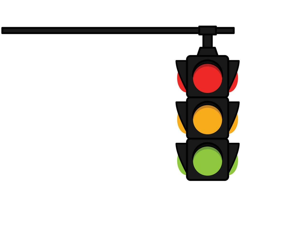 Pedestrian traffic light icons or traffic light regulation vector