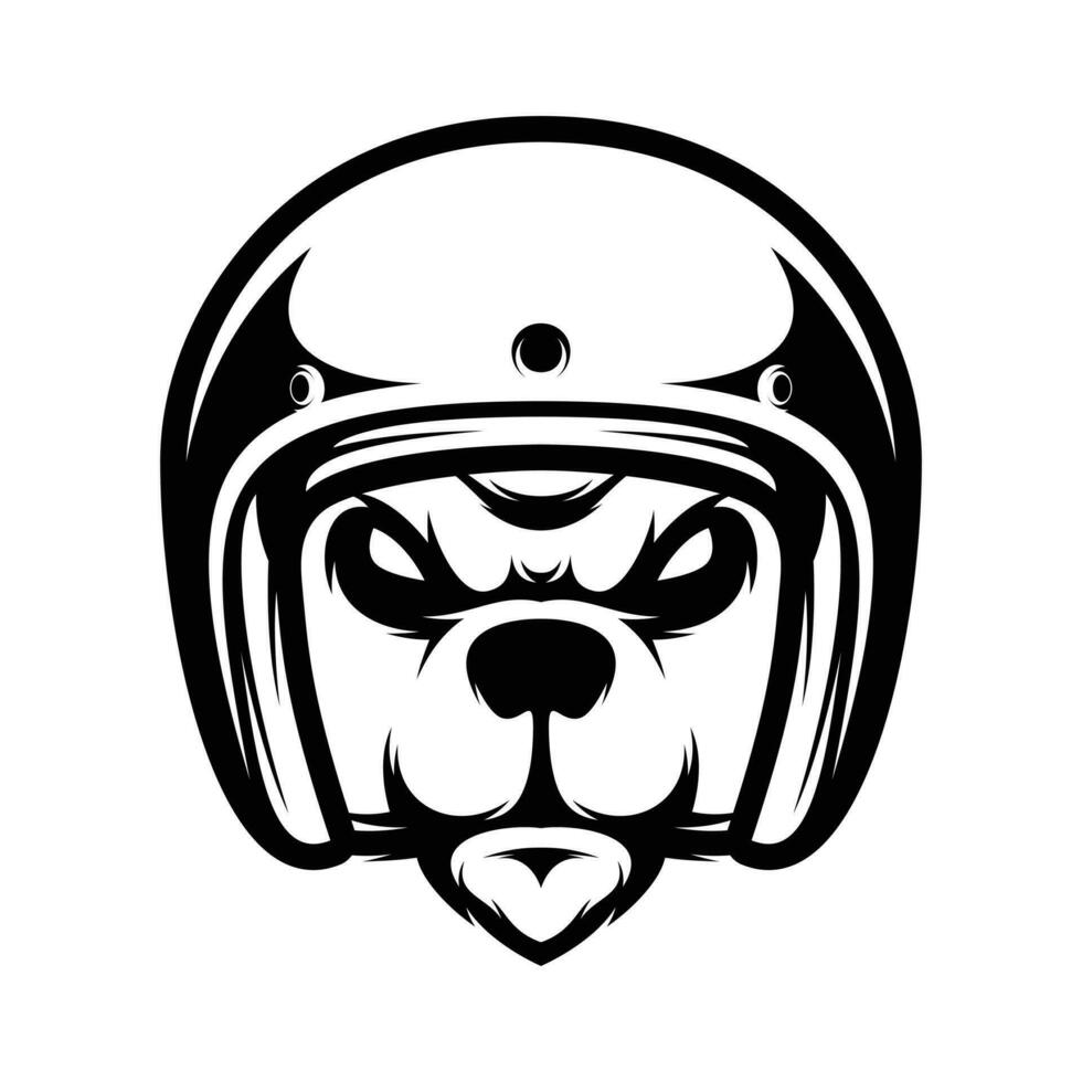 Bear Ride Outline Design vector