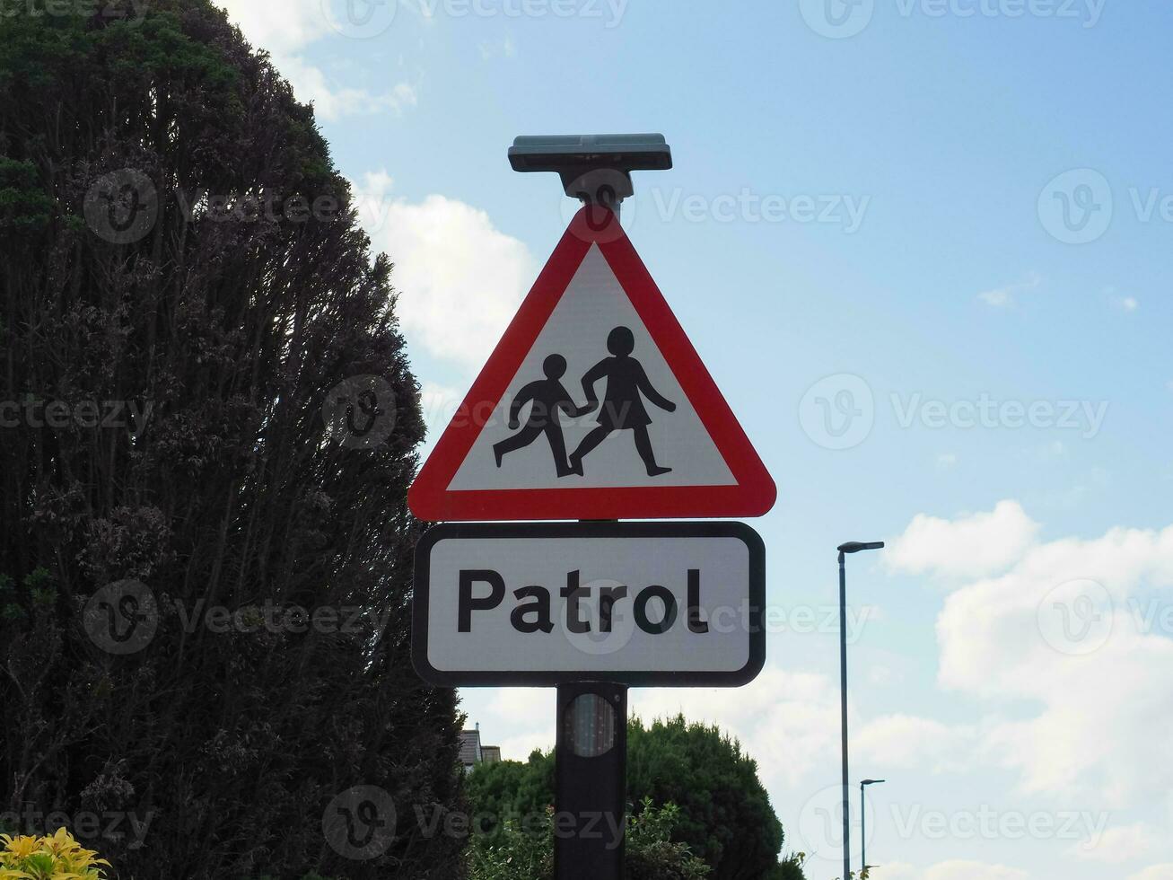 school patrol sign photo