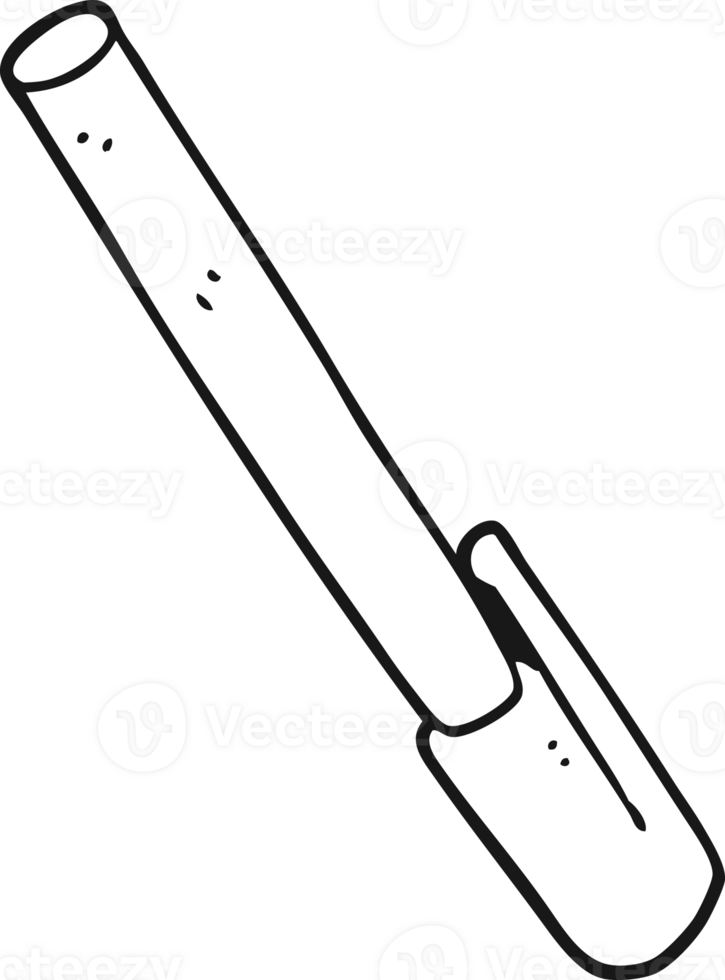 black and white cartoon pen png