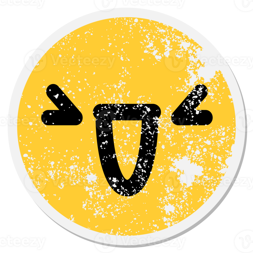 laughing face circular sticker png