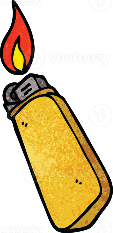 cartoon doodle disposable lighter png