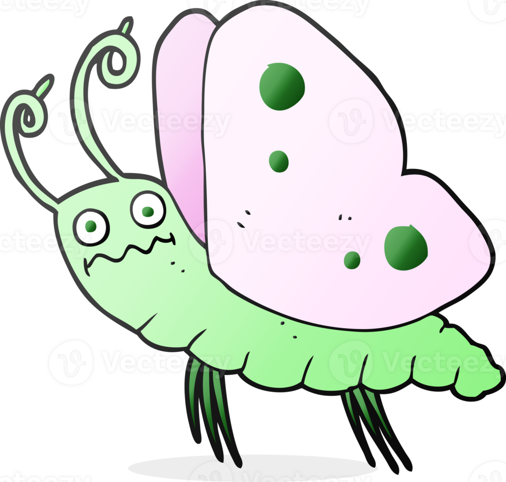 cartoon funny butterfly png