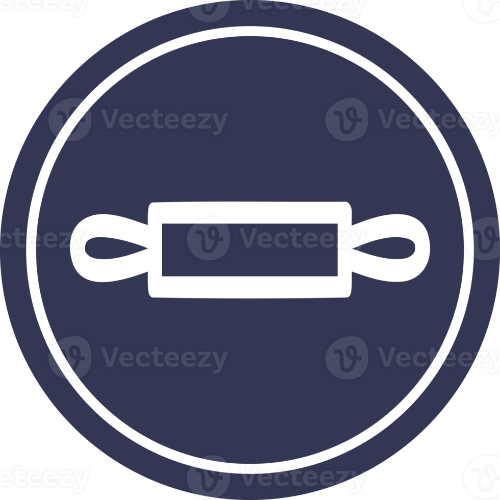 rolling pin circular icon png
