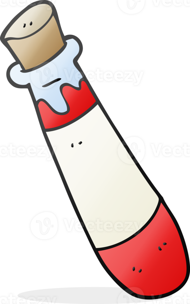 cartoon vial of blood 36359287 PNG