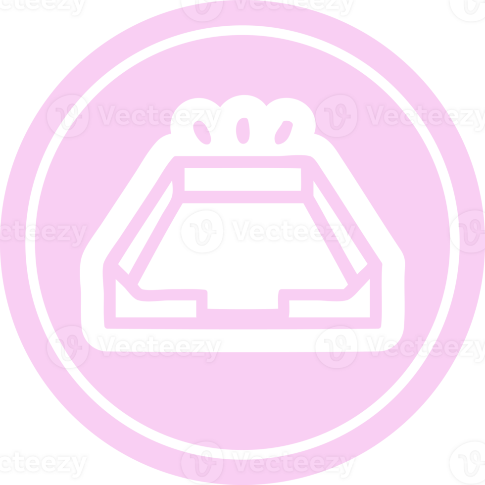 empty in tray circular icon png