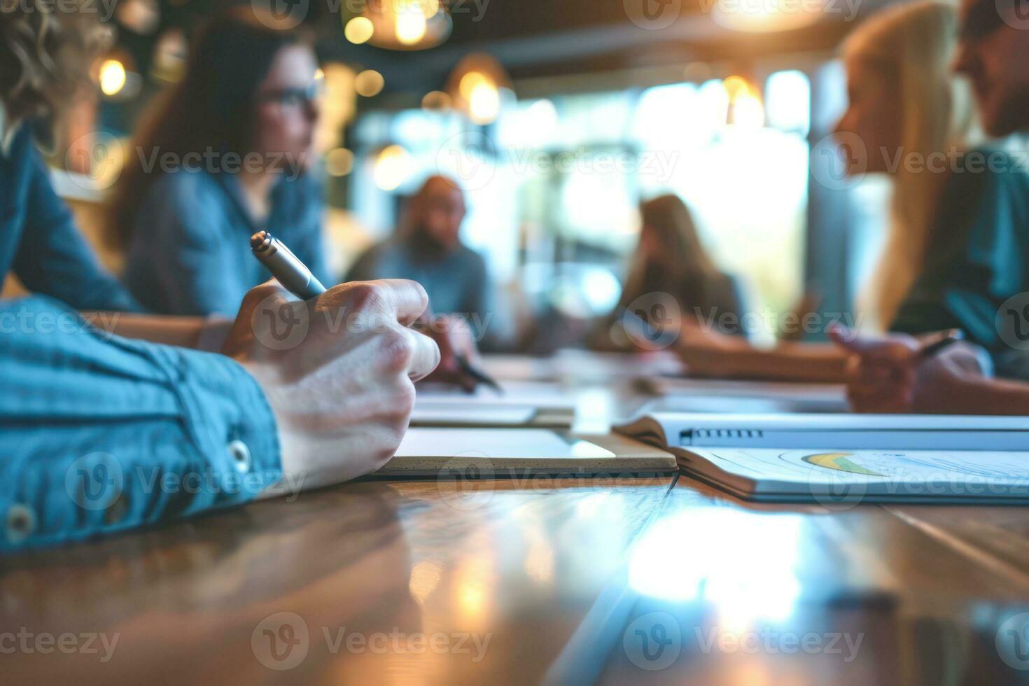 AI generated Conference training planning or learning coaching. Business concept. Generative AI photo