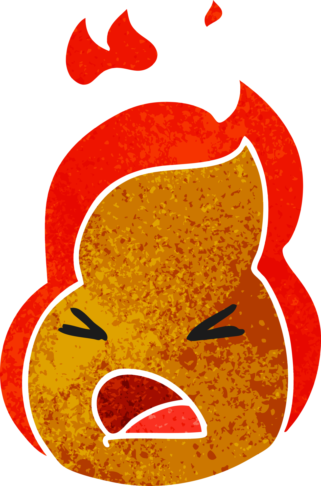 retro-cartoon-kawaii-cute-fire-flame-36359969-png