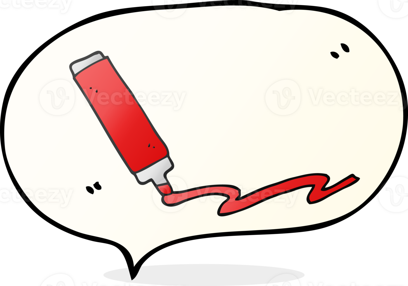 speech bubble cartoon marker pen png