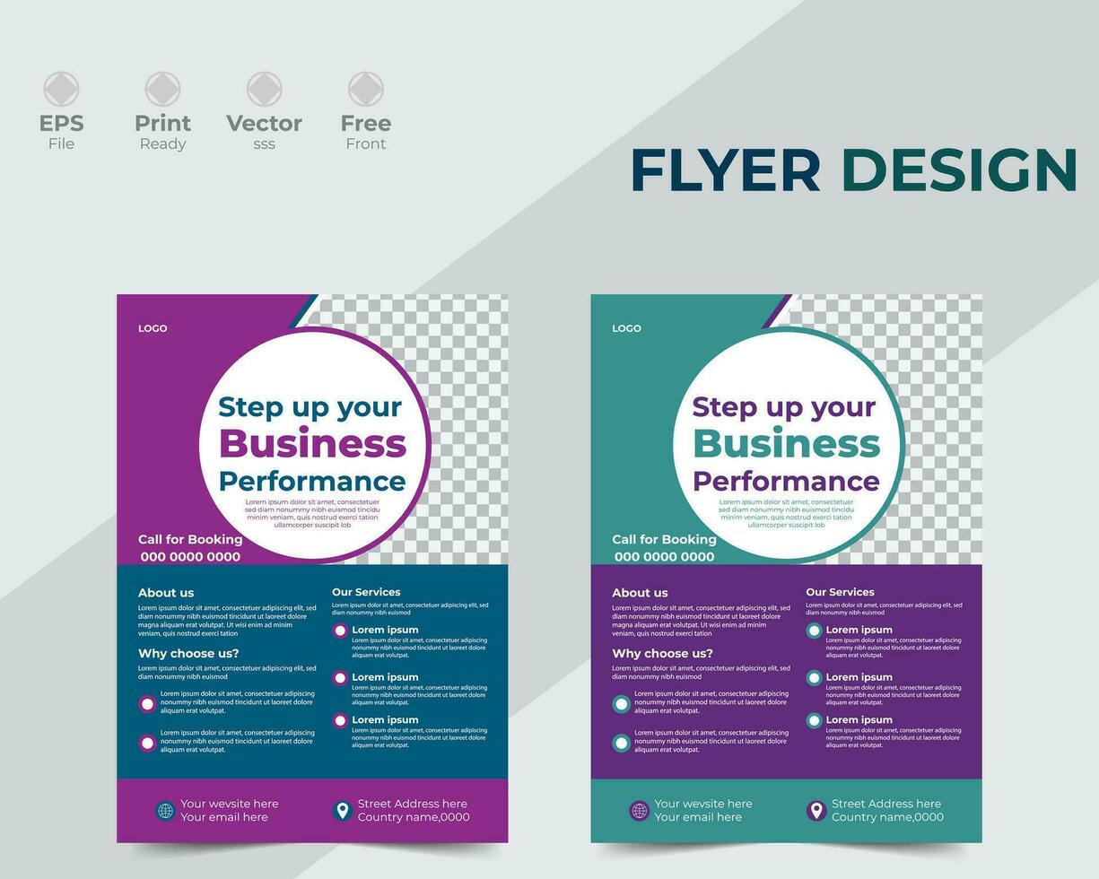 Flyer design,cover modern layout, annual report, poster, flyer in A4. vector