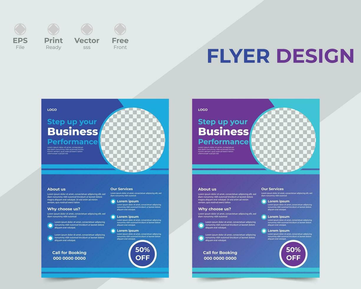 Flyer design,cover modern layout, annual report, poster, flyer in A4. vector