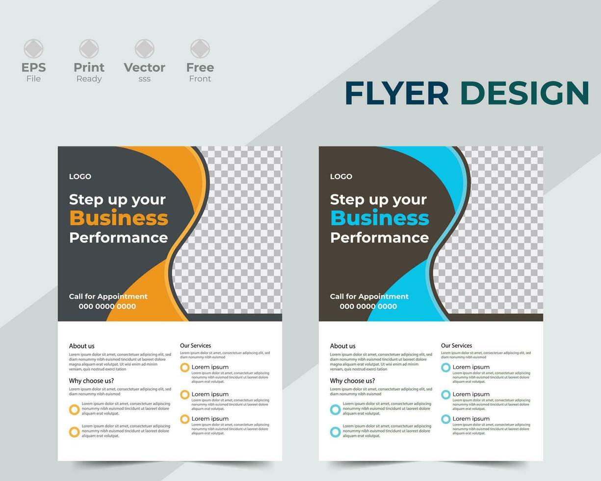 Flyer design,cover modern layout,Business Flyer, Corporate Flyer ,Brochure design, cover modern layout,flyer in A4. vector