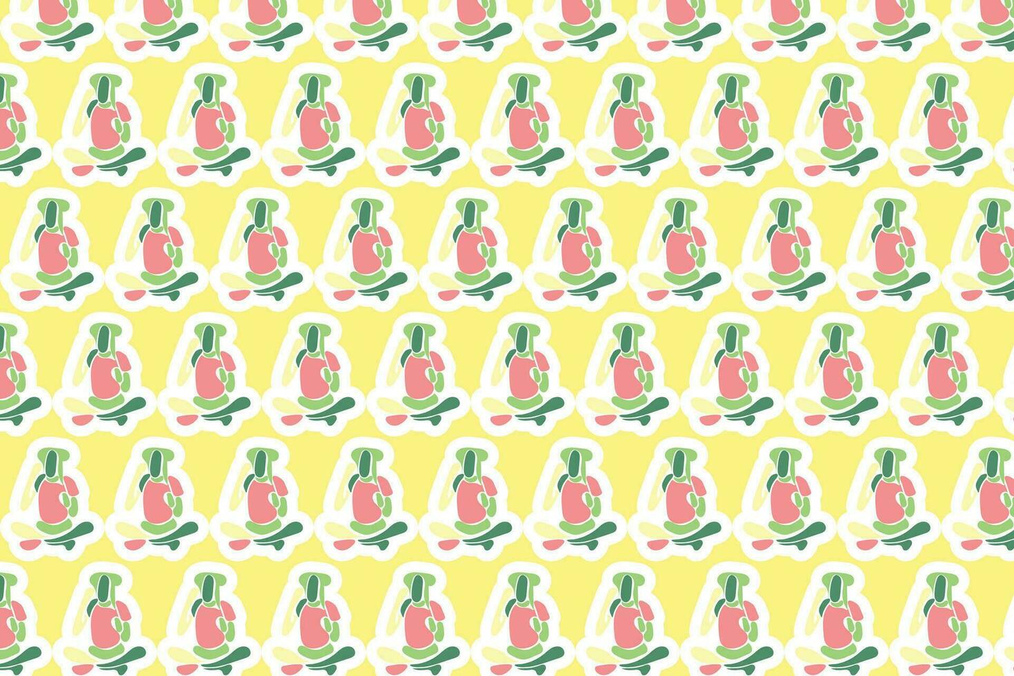 Vector Spring Seamless Pattern Background