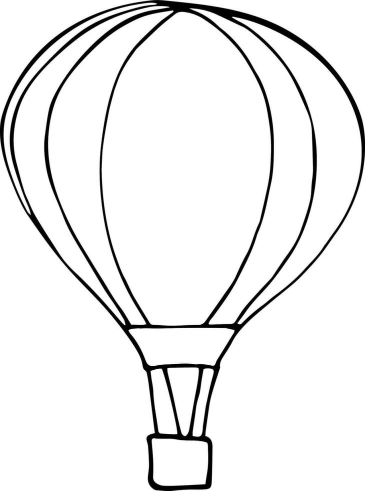 Balloon isolated on white. vector