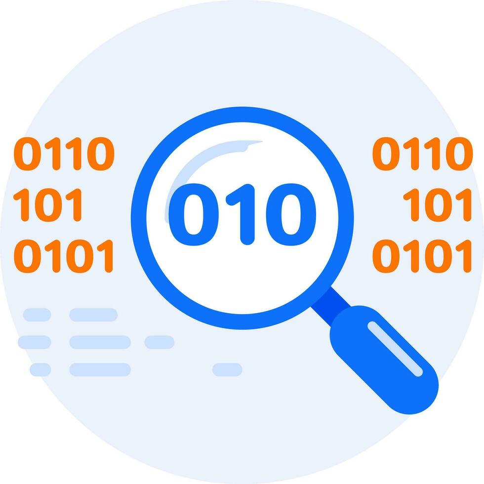 analyze data modern icon clipart illustration vector