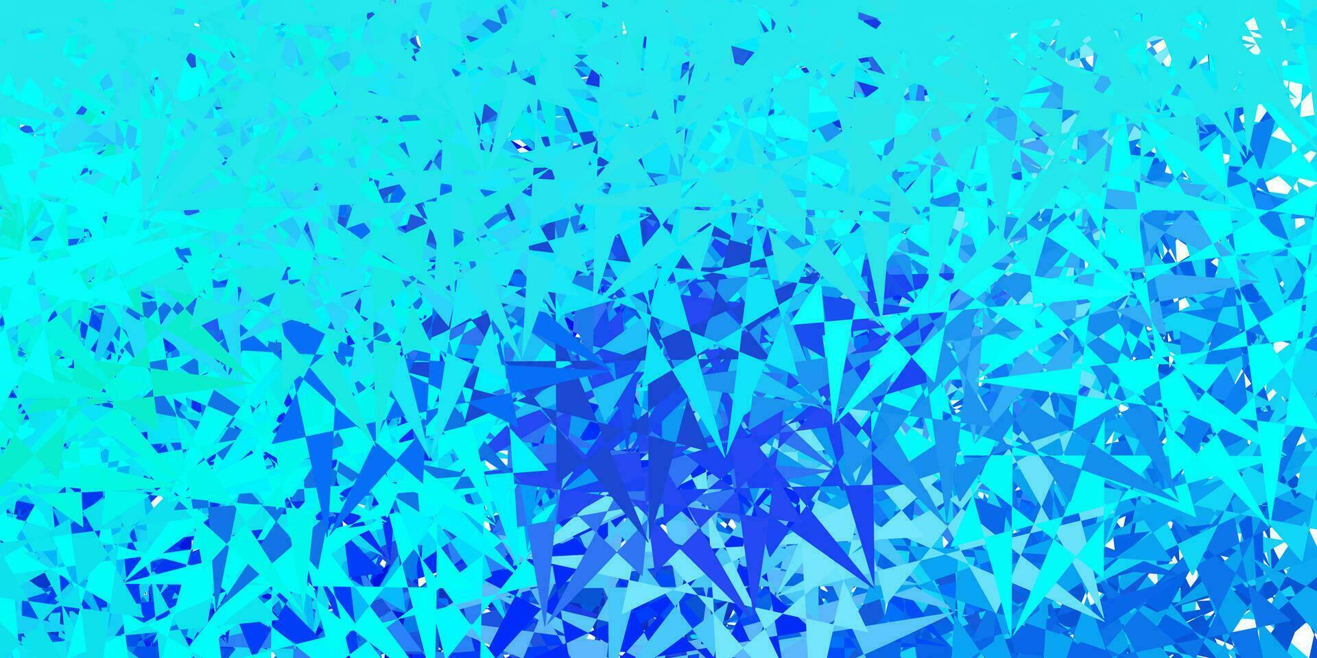 Light blue vector backdrop with triangles, lines.
