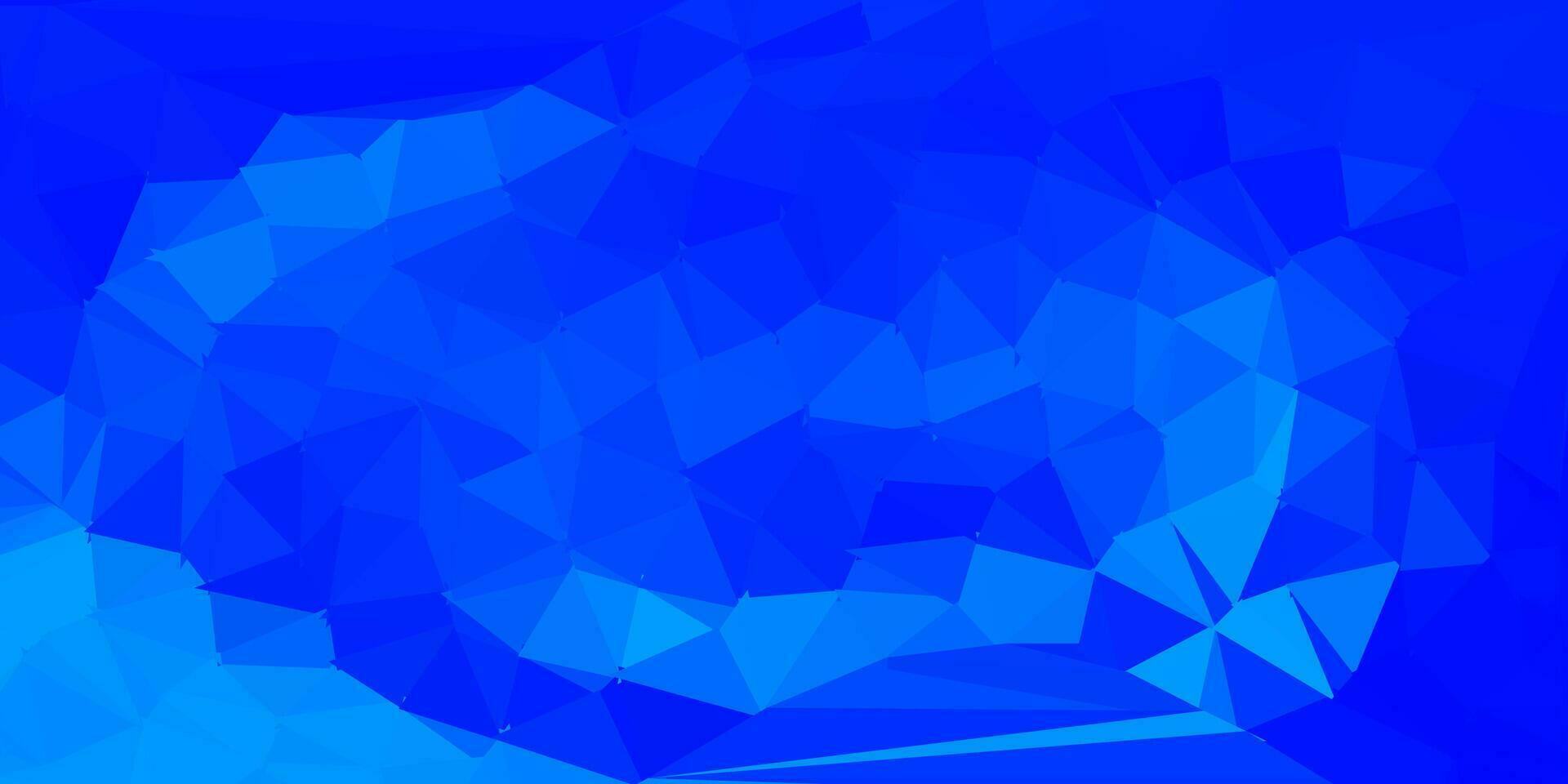telón de fondo poligonal vector azul claro.