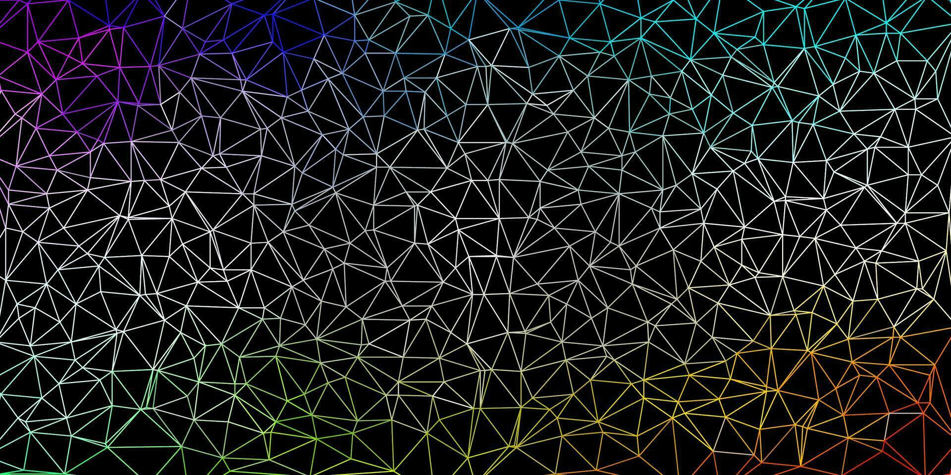 Light multicolor vector poly triangle template.