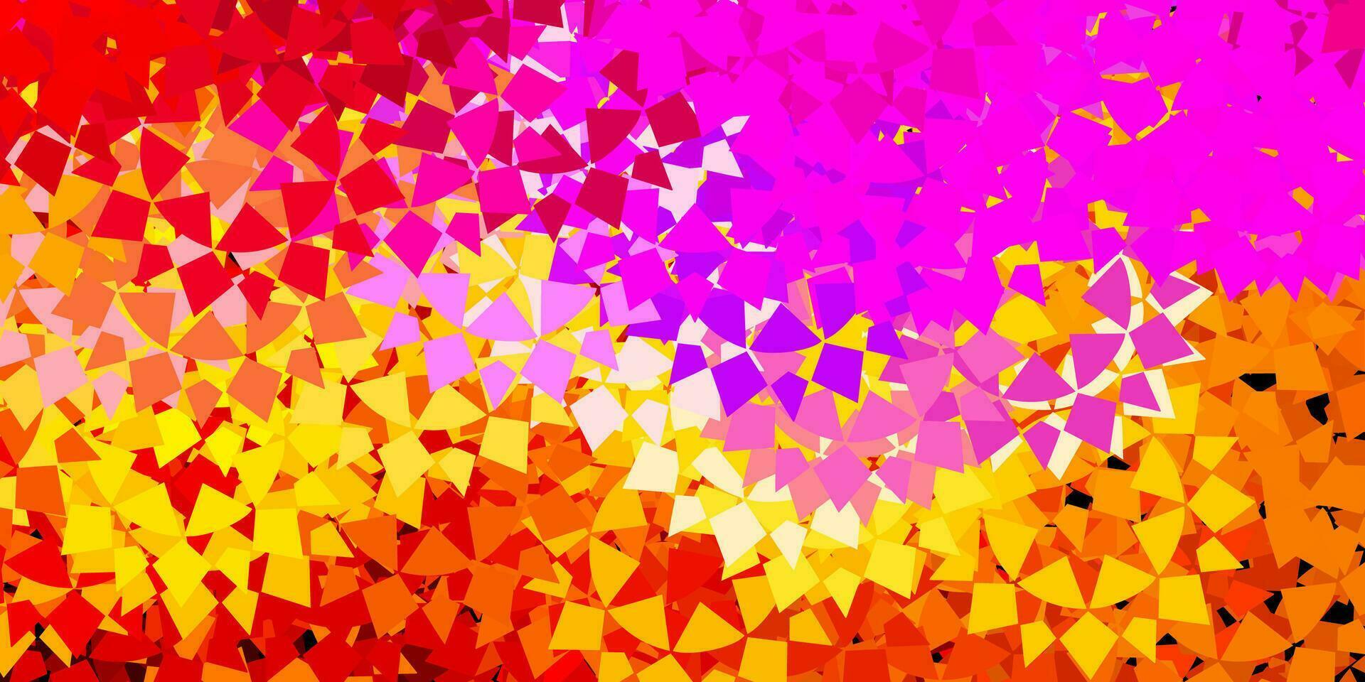 Light multicolor vector pattern with polygonal shapes.