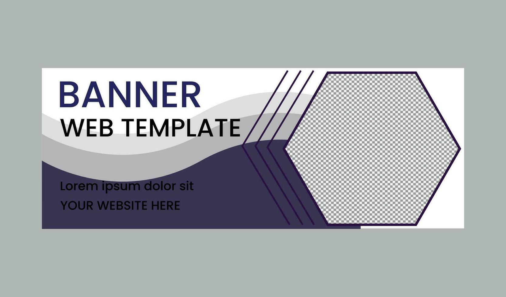 WEB BANNER TEMPLATE vector