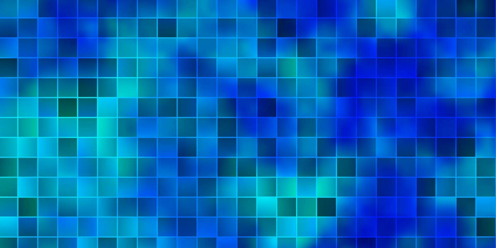 textura de vector azul claro en estilo rectangular.