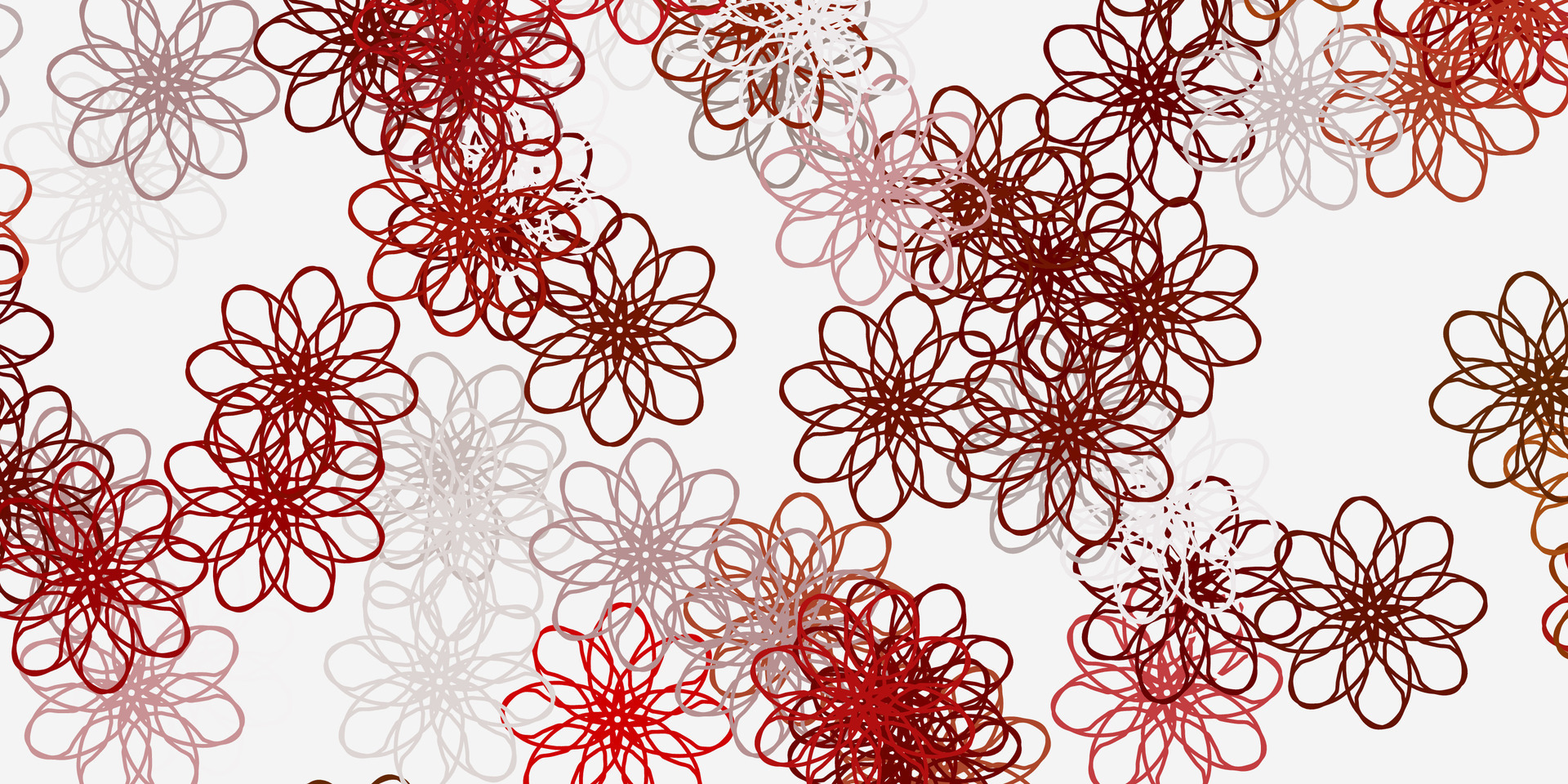 Light Orange vector natural layout with flowers. 36360937 Vector Art at