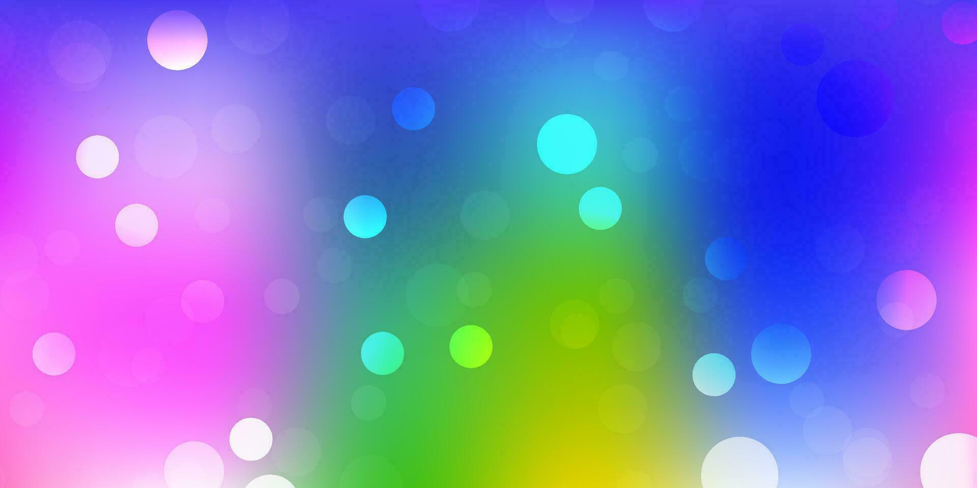 Light multicolor vector layout with circle shapes.